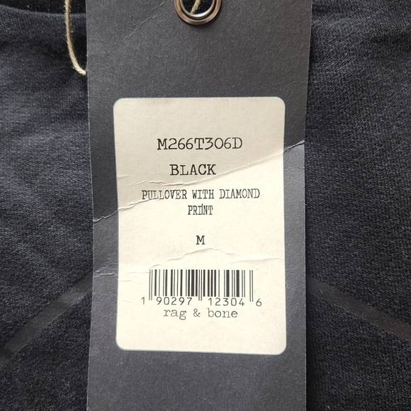 New Rag & Bone Pullover With Diamond Print - Picture 12 of 12